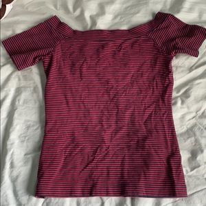 Jcrew off the shoulder shirt